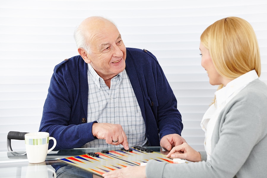 Companion care at home provides aging seniors social engagement and assistance with activities and hobbies.